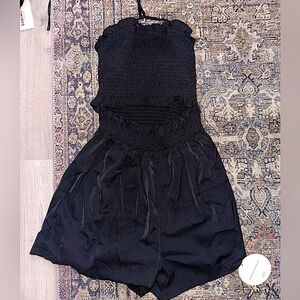 NWT black dress/ halter style with cut out in midsection